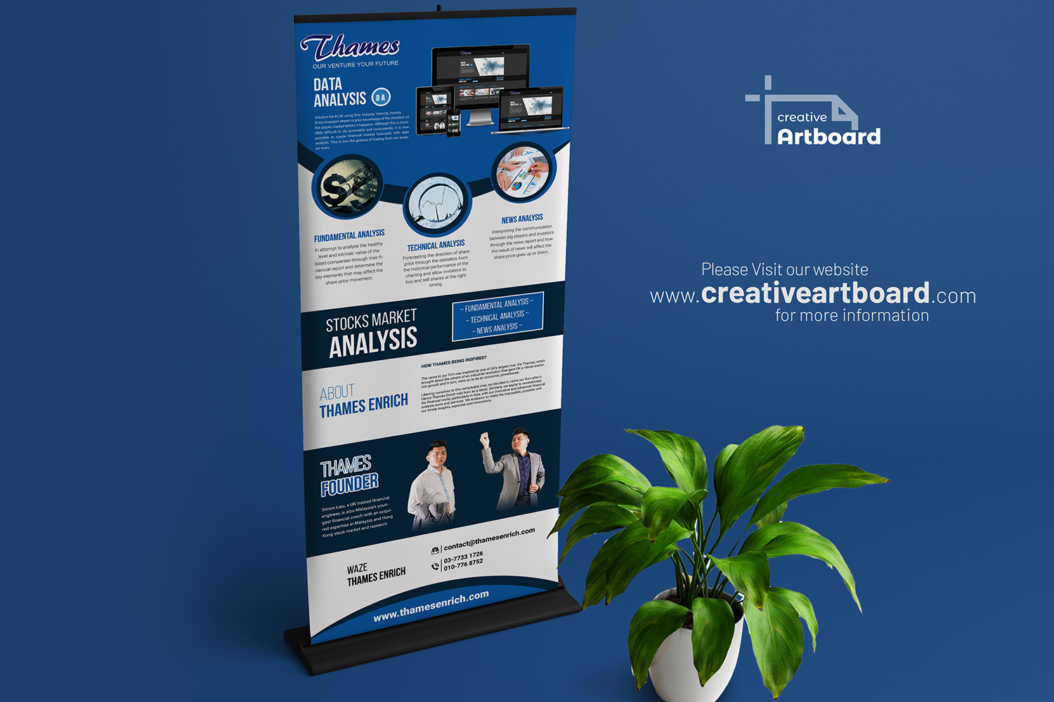 01__Roll-Up-Banner,-Billboard,-Signage-(1500-x-1000) You Will Get Roll-Up Banner, Billboard, Signage & Outdoor Advertising Design | Retractable, Backdrop & Yard Sign Design | Creative Artboard - Image 1
